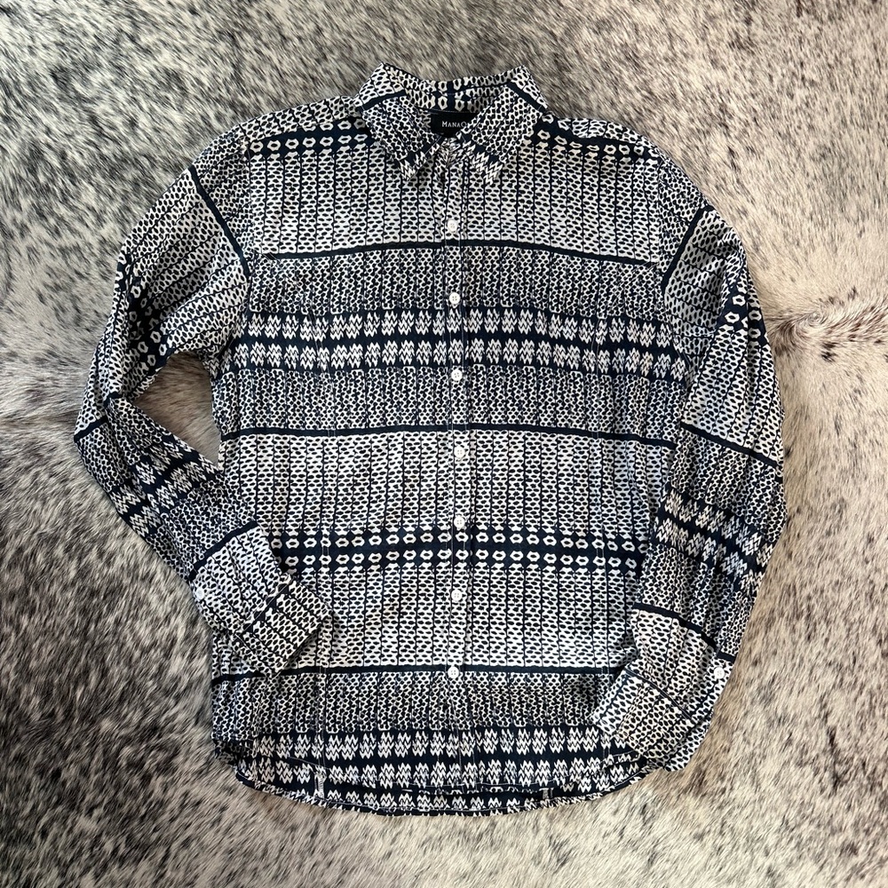 Nice ManaOla Long Sleeve Aloha Shirt